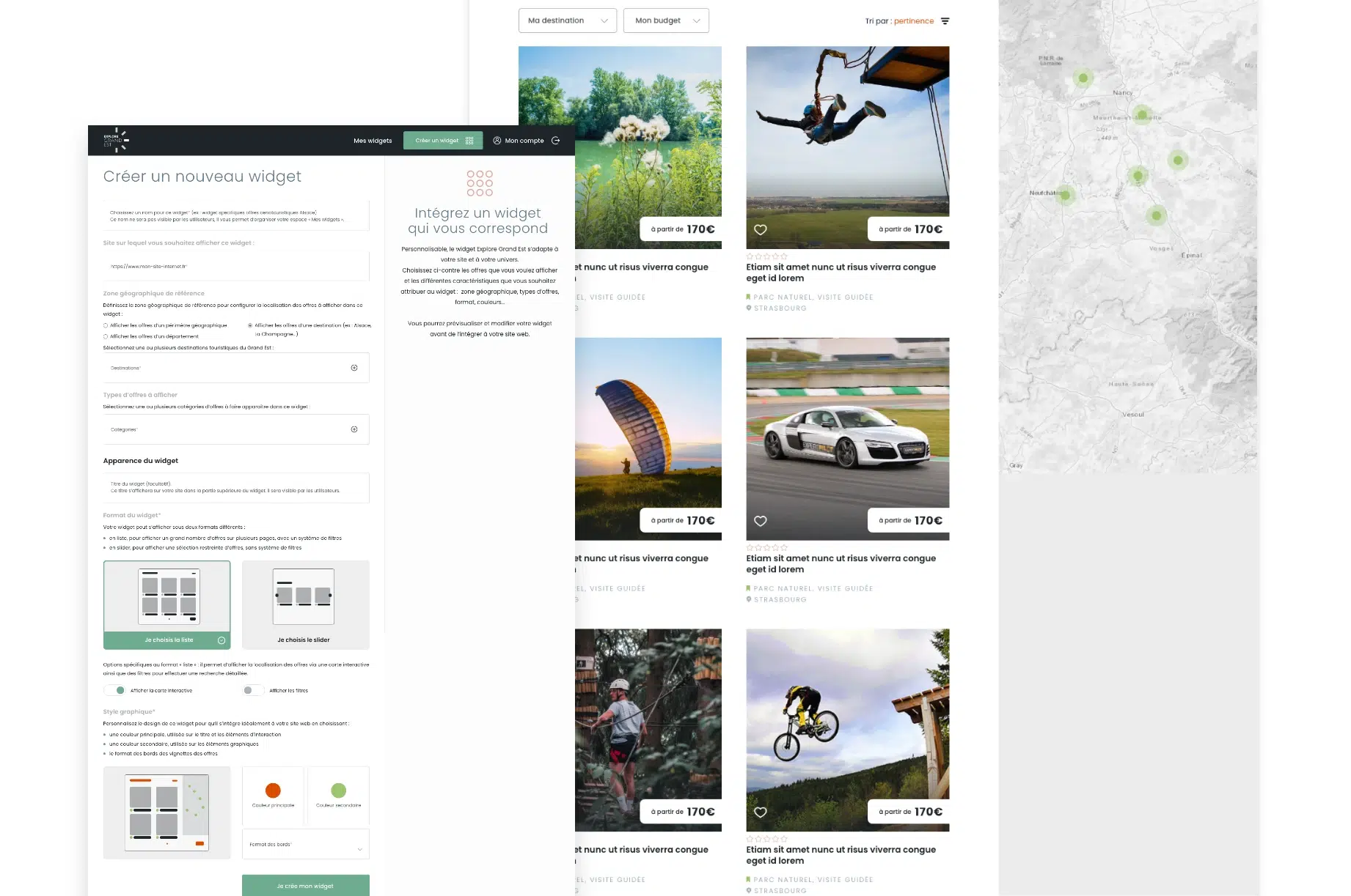 Nouveau widget Marque Blanche d’Explore Grand Est