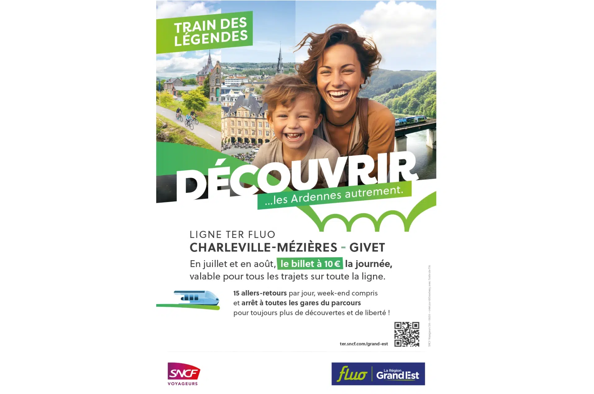 En juillet et août : 15 allers-retours quotidien pour le Train des Légendes